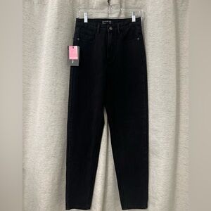 Pretty Little Things Mom jeans - black - size 4 - NWT